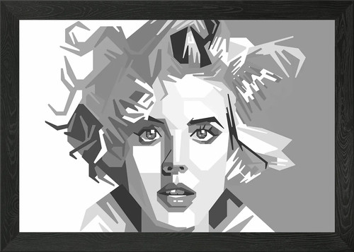 Agyness deyn framed wall - framed, art