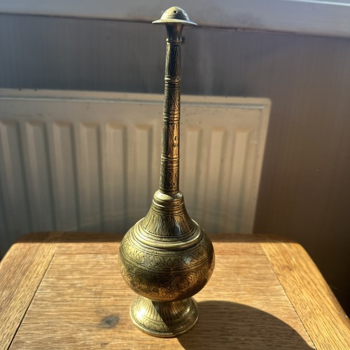 Vintage brass rosewater - vintage,