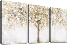 Panels wooden framed tree of - panels,