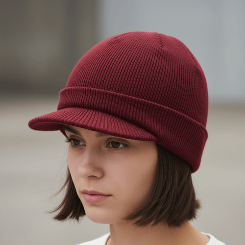 Winter hat thick knitted - hat,