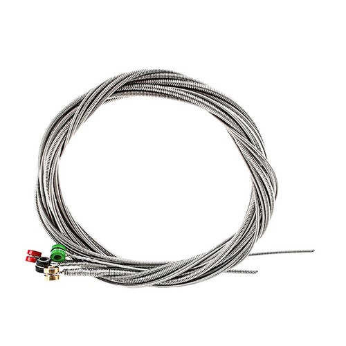 Flat wound bass strings steel - wound,