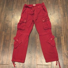 Matchstick Red Cargo Pants