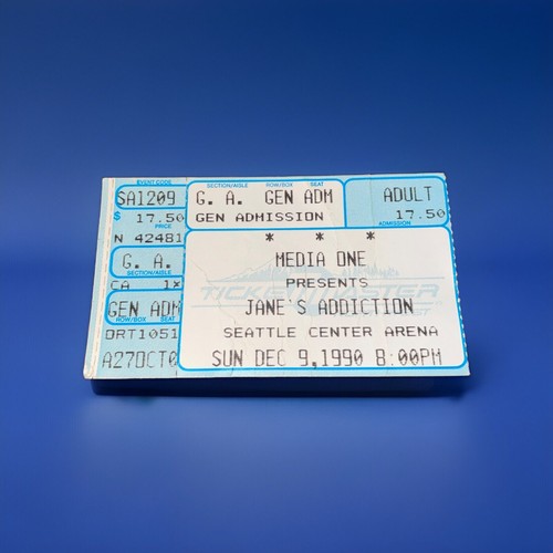 Janes addiction 1990 ticket - addiction,