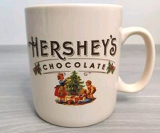 Hershey's Chocolate Coffee Cup Mug Large Vintage Style Christmas Jumbo 1723
