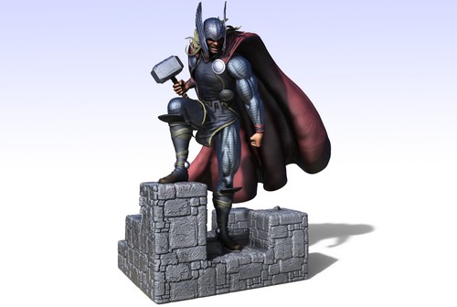 Thor resin sculpture statue - thor,