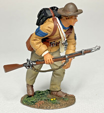 Britains, Confederate NCO Advancing Club Figure 2009 American Civil War #50005c