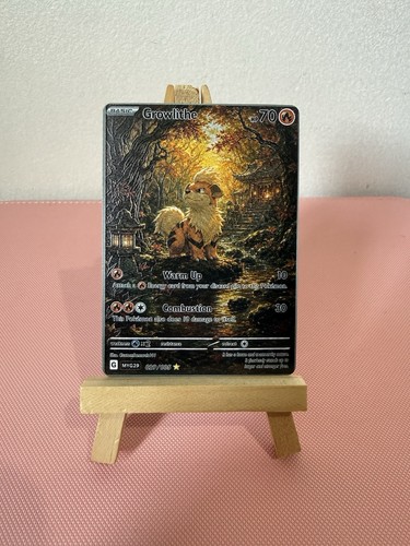 Growlithe fall pokemon card - growlithe,