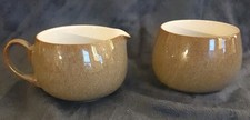 Denby Greystone  Milk / Cream & Sugar Bowl - VGC