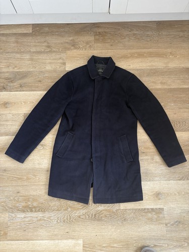 Topman men navy - navy, wool