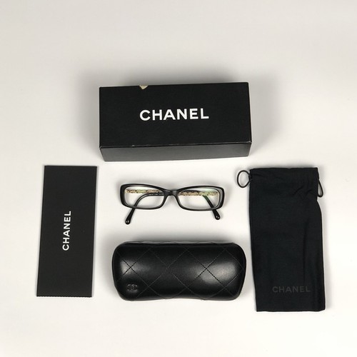 Chanel 3222 eyeglasses black - chanel,