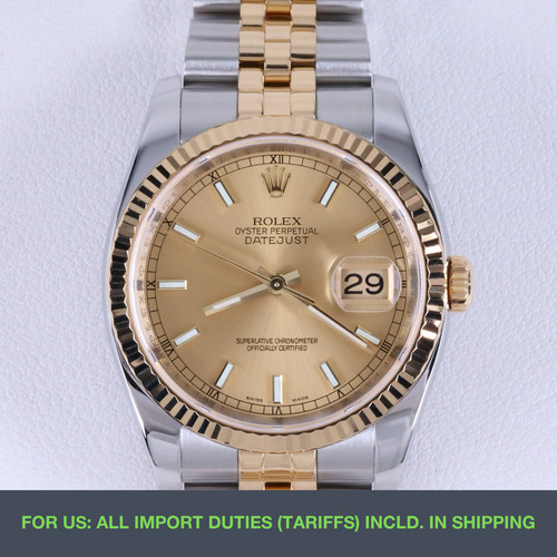 Rolex datejust 116233 36mm - rolex,