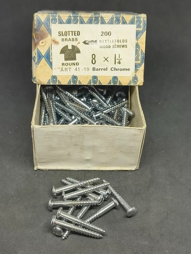 Nettlefolds slotted brass head