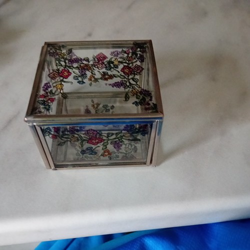 Glass with metal - glass,