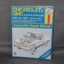 Haynes Chevrolet GMC S-10 S-15 82-93 Pickups Automotive Repair Manual 24070 (831
