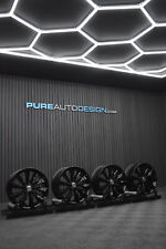 Genuine VW Interlagos 18" Scirocco Alloy Wheels REFURBISHED VIPER BLACK x 4