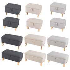 Storage Ottoman Footstool Box