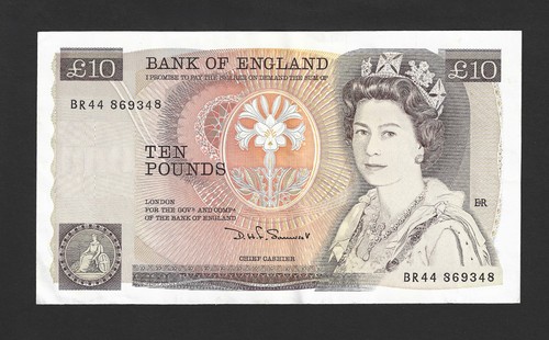 Ten pound banknote qeii - ten,