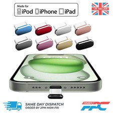for iPhone 17 | 16 | 15 Models - USB-C Charging Port Anti Dust Plug Cover Cap