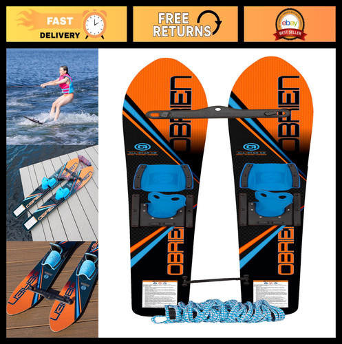 Water skis with trainer - skis, &