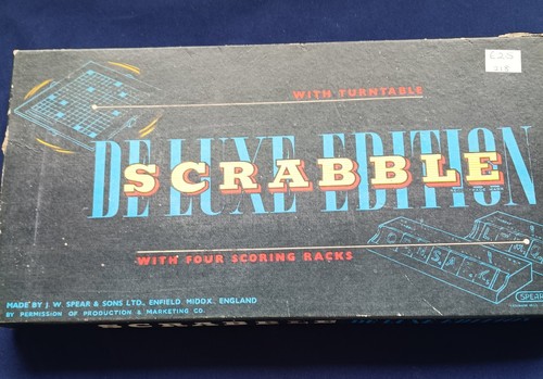 Vintage deluxe scrabble - vintage, set