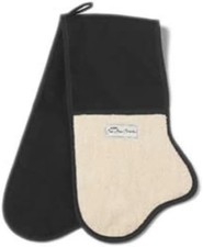 Black Traditional AGA Double Oven Glove Cooks Collection 
