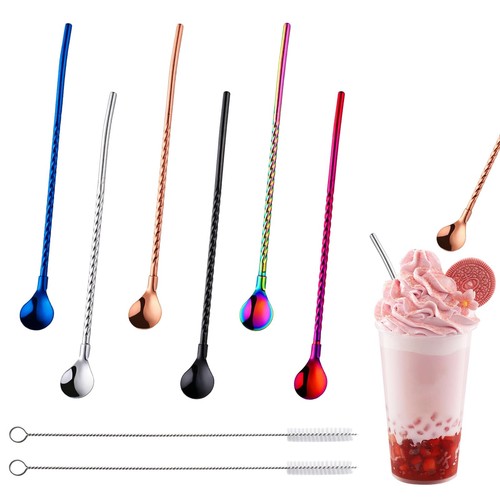 Slushie straws 6pcs - straws,, slush