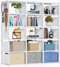Cubes modern book - 15, shelves