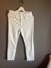 Zara Off White Cropped High