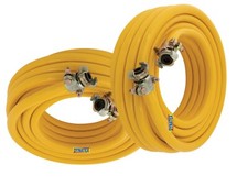 Compressor Air Hose 3/4" Plant Breaker 15 M Meter and Rubber Couplings (50ft)