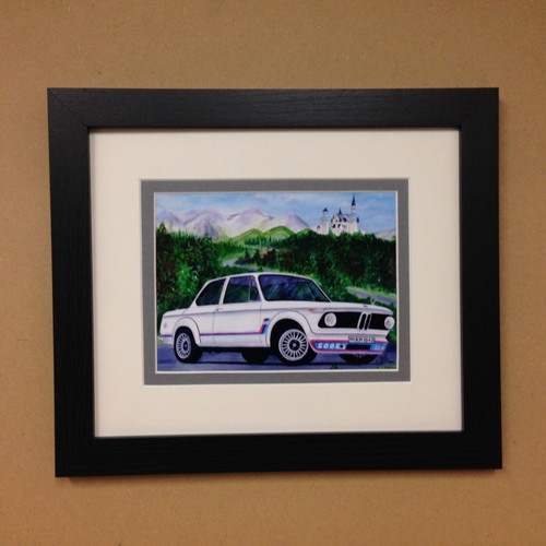 Bmw 2002 turbo framed print - turbo,,