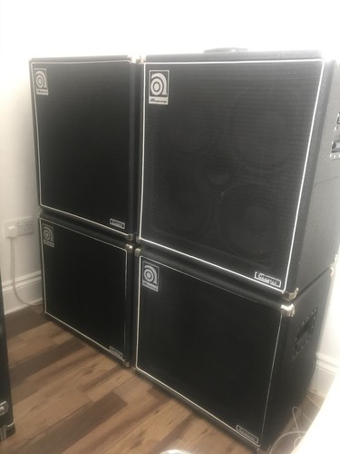Ampeg bass cabinet wall of - ampeg, (wall