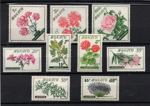 Monaco 1959 flowers mnh not - 1959, (not