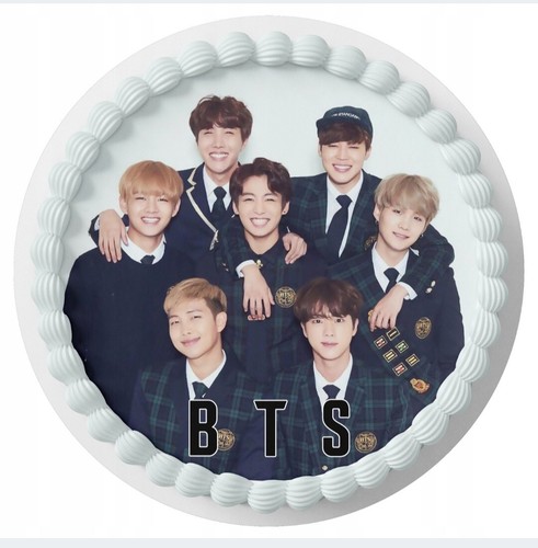 Edible bts cake topper - cake,