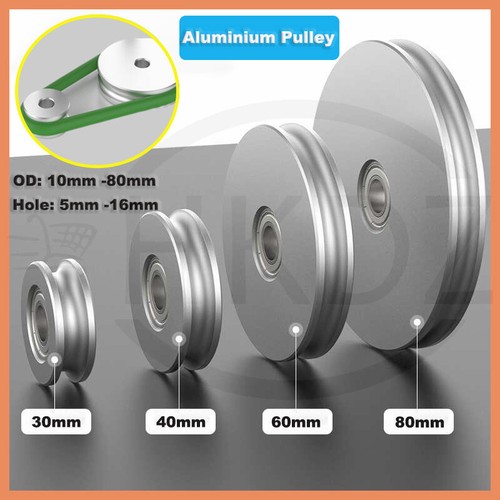 Aluminium pulley bearing cnc - aluminium,