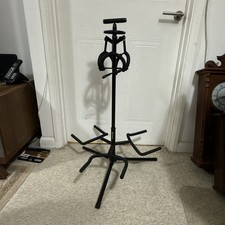 Chord Triple Guitar Stand Upright Storage for 3 Instruments All Guitars & Bass