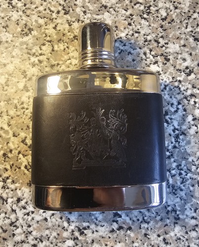 Black leather stainless - , steel