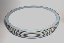 Denby Colonial Blue Oval Plate Platter, 13 x 9¼" / 33 x 23.5cm; 6 Available