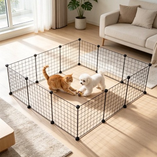 12panels pet dog playpen - dog,