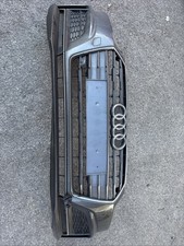Genuine AUDI A5 S5 8W6 - Complete Front Bumper + Grill - Grey / LZ7S - 8W6807065