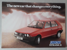 Fiat Strada II Brochure c.1983
