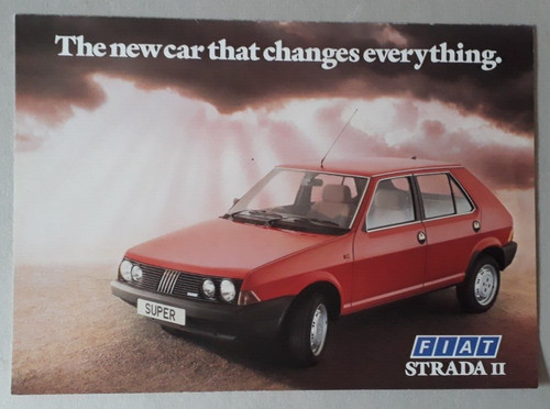 Fiat strada brochure 1983 - fiat,