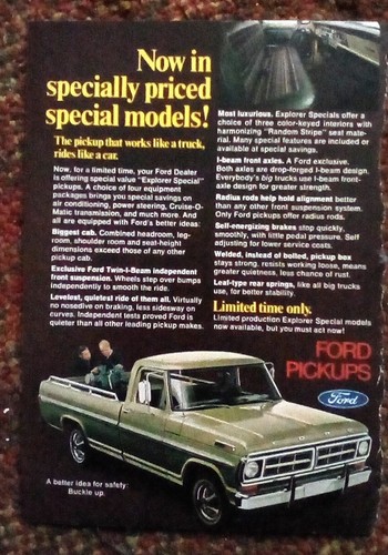 1971 ford trucks - trucks, ad