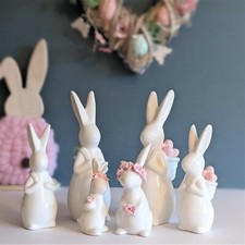 Ceramic easter bunny rabbit - easter,