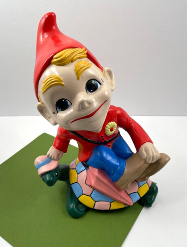 Vintage lawn ornament elf - lawn,