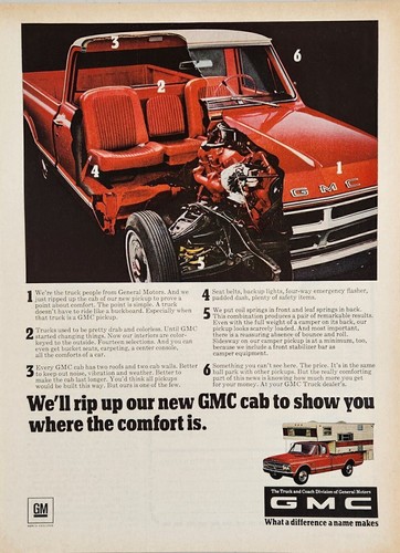1968 print gmc - 1968, comfort