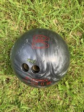 Brunswick Axis Vintage 15.8lb Bowling Ball Grey Marble Swirl Pattern 