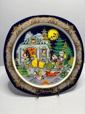 Rosenthal Christmas Plate 1984 Björn Wiinblad Limited Edition