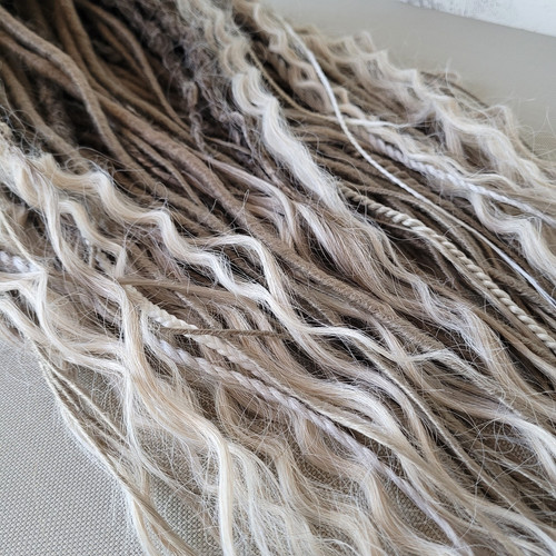 Blonde dread extensions - blonde,