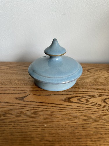 Denby colonial blue teapot - denby,