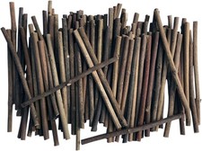 Ebony Wood / Wooden Log Sticks
